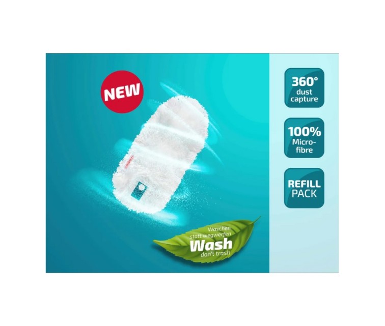 Putekļu slotiņa Superduster 38cm + rezerves pārvalks