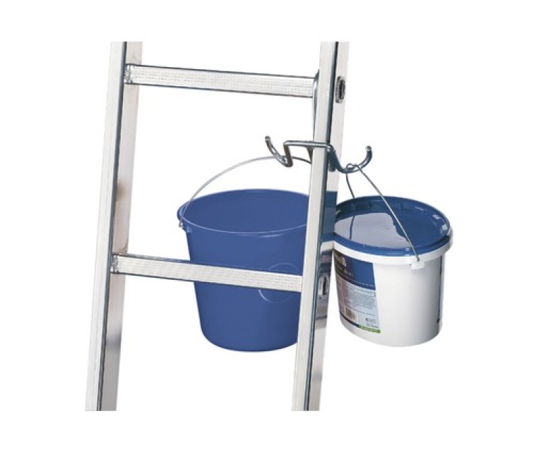 Hook for hanging buckets on ladders Hook for hanging buckets on ladders