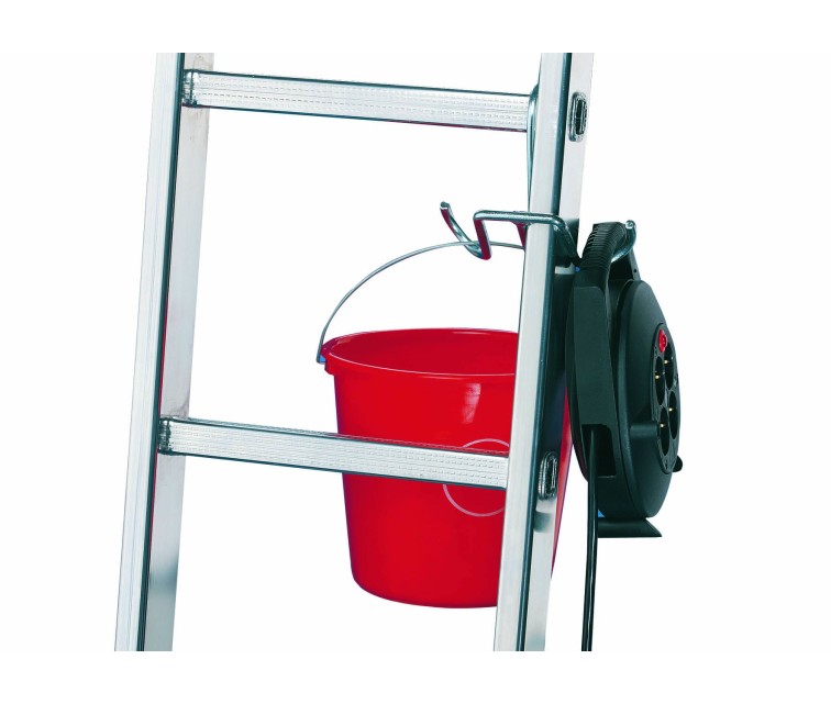 Hook for hanging buckets on ladders Hook for hanging buckets on ladders