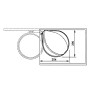 Atkritumu tvertne iebūvējamā Compact-Box M / 15L / balta Atkritumu tvertne iebūvējamā Compact-Box M / 15L / balta