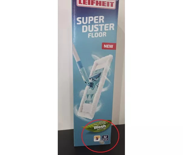 ( BOJĀTS IEPAKOJUMS )  Grīdas birste Superduster Floor M 33cm