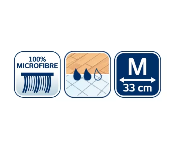 LEIFHEIT Maināmā lupata Clean & Compact M mikrošķiedras