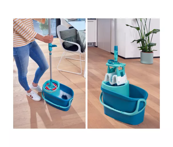 Clean Twist M Ergo floor cleaning set + Clean Twist M Ergo Static Plus replacement pad