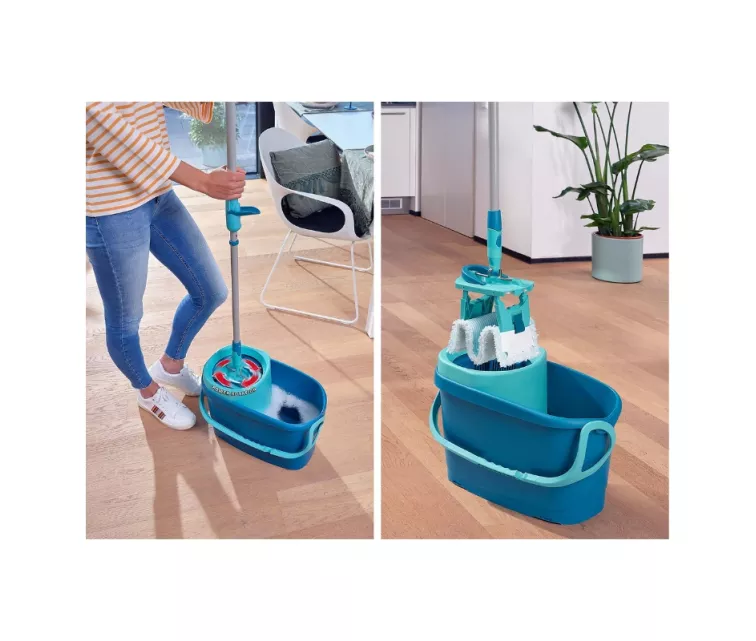 Grīdas uzkopšanas komplekts Clean Twist M Ergo + main. lupata Clean Twist M Ergo Superduster 33cm