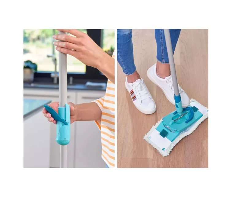 Grīdas uzkopšanas komplekts Clean Twist M Ergo + main. lupata Clean Twist M Ergo Superduster 33cm