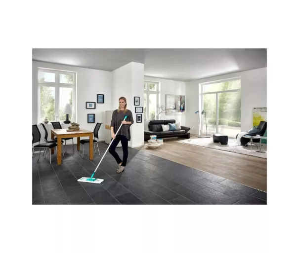 Grīdas birste Profi XL micro duo 42cm ar aluminija kātu + main. lupata Profi XL Superduster 42cm