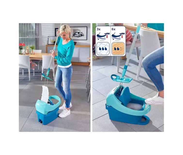 Spainis grīdas uzkopšanai Profi XL Mobile + main. lupata Profi XL Superduster