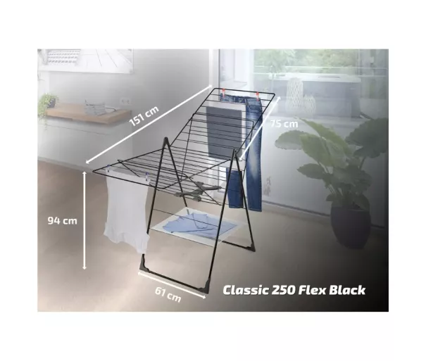 LEIFHEIT Veļas žāvētājs Classic 250 Flex