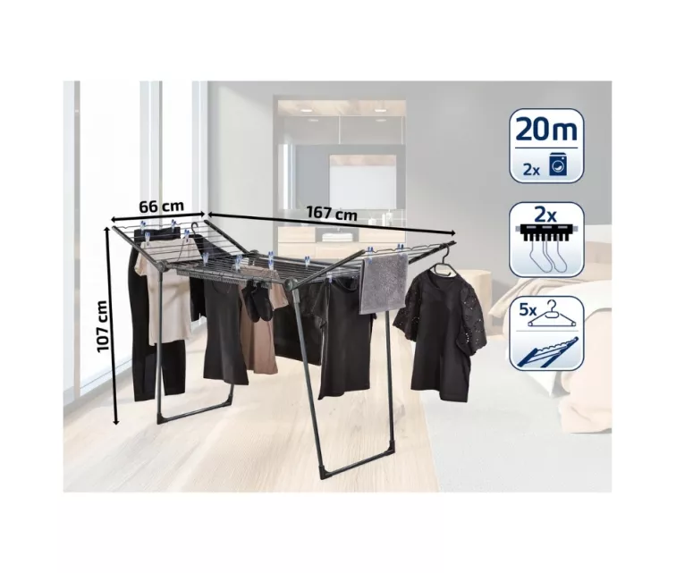 Kuivati ​​Pegasus 200 Solid Black