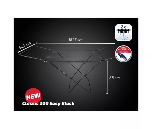 Tumble dryer Classic 200 Easy Black