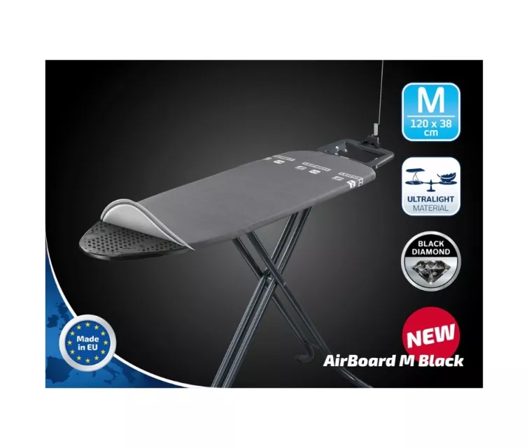 Ironing board Air Board M Black 120x38cm