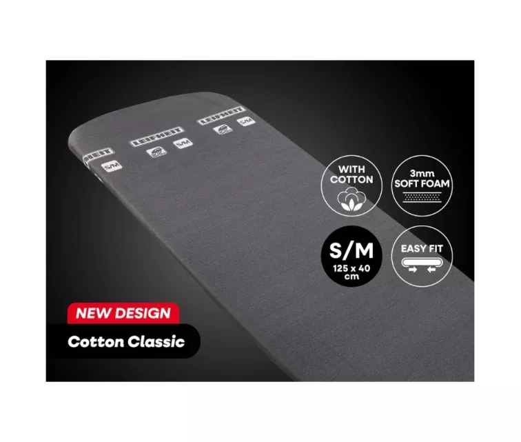 Ironing Board Cloth Cotton Comfort S/M 125x40cm