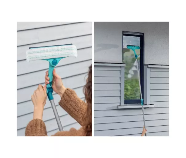 Window brush with telescopic handle Window & frame wiper 4in1 Telescope 2m
