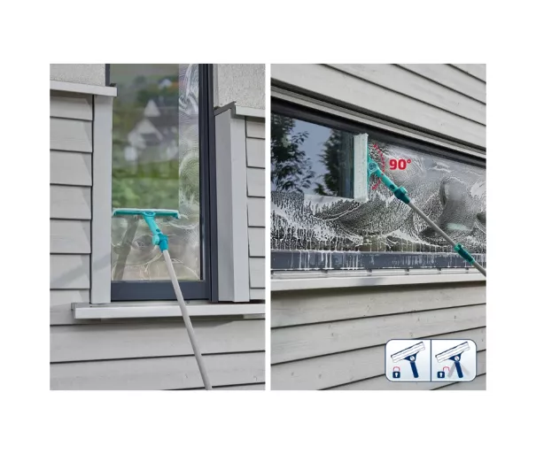 Window brush with telescopic handle Window & frame wiper 4in1 Telescope 2m