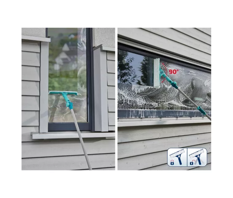 Window brush with telescopic handle Window & frame wiper 4in1 Telescope 2m