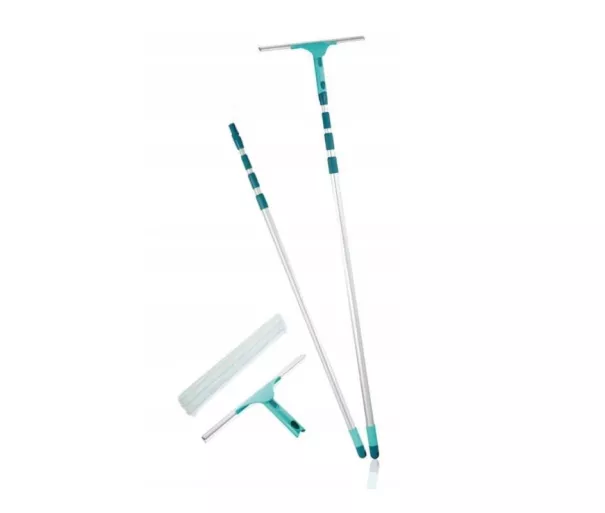 LEIFHEIT Logu tīrīšanas komplekts ar teleskopisku kātu 145-415cm Window Slider XL