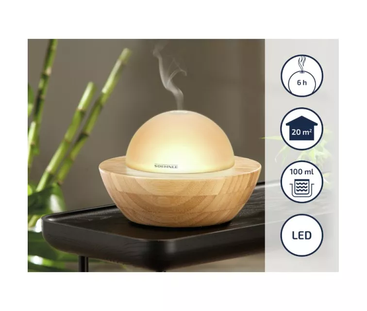 Aroomidifuuser Soehnle Modena valge/ puiduimitatsioon