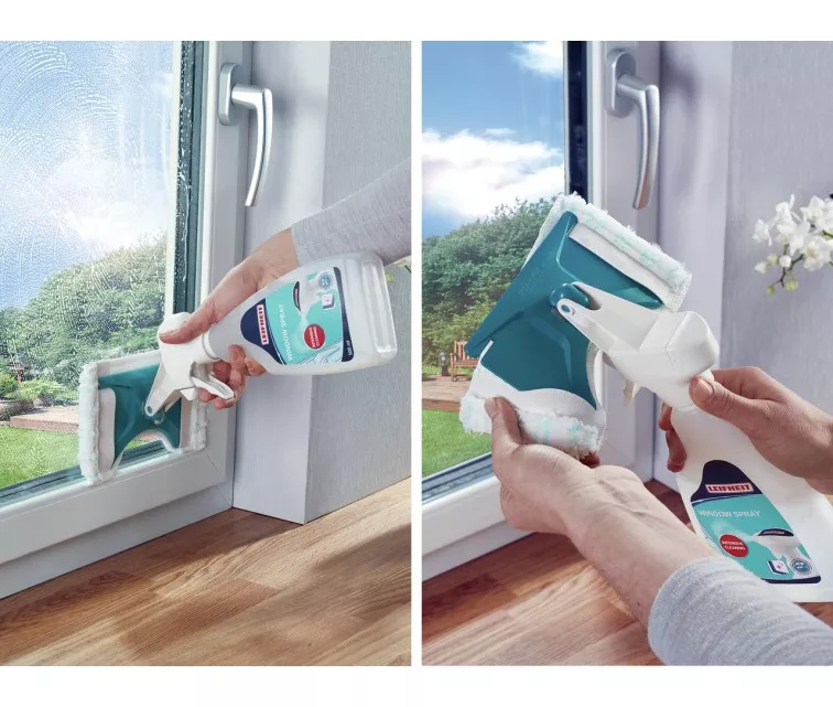 LEIFHEIT Logu tīrītājs ar mazgāšanas līdzekli Window Spray Cleaner