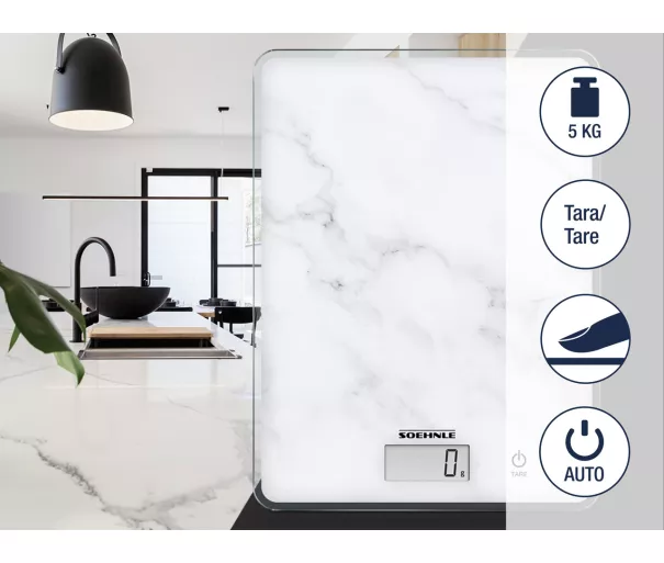 Весы кухонные электронные Page Compact 300 Marble