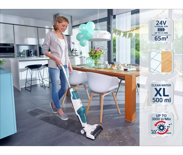 Akumuliatorinis dulkių siurblys / grindų valytuvas Regulus Aqua PowerVac Pro