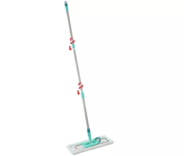 LEIFHEIT Floor brush with foldable handle in box Profi XL micro duo 42cm