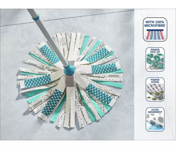 LEIFHEIT Набор для чистки полов Power Mop 3in1
