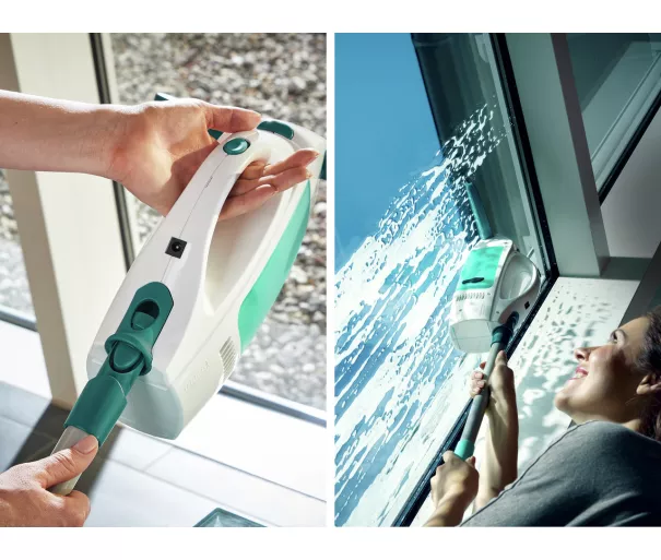 LEIFHEIT Vacuum Window Cleaner Dry&Clean with handle 43cm