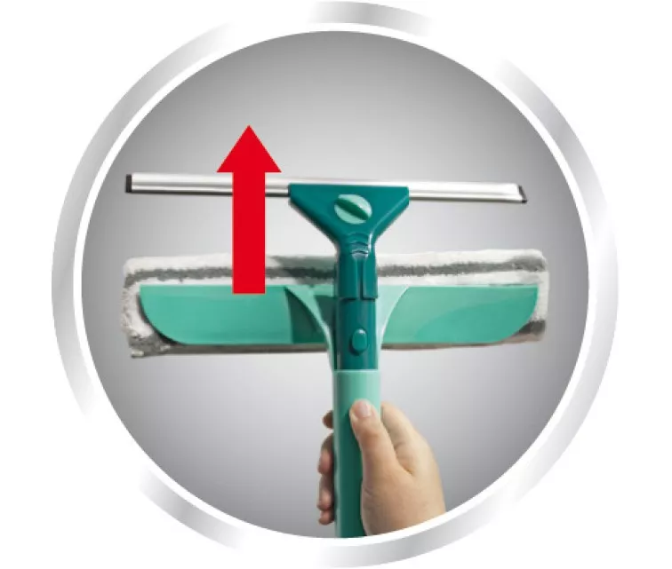 LEIFHEIT Logu birste ar teleskopisku kātu 100–155cm Classic Window Cleaner