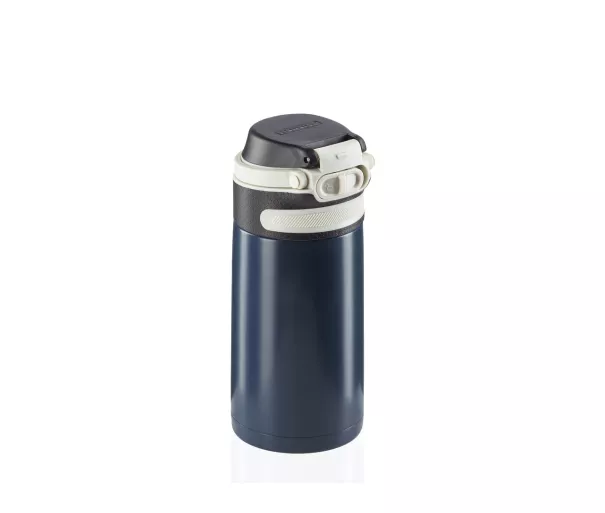 LEIFHEIT Termokrūze Flip 350ml tumši zila