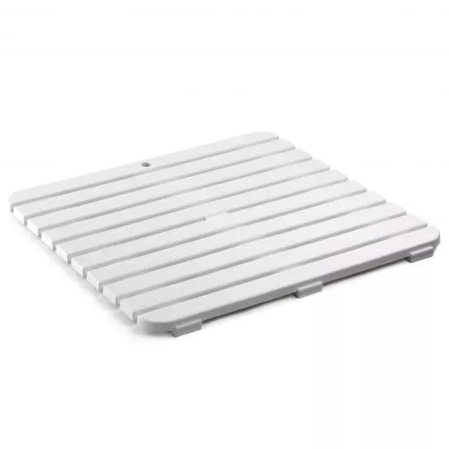 Paliktnis dušas telpai 55x55cm balts