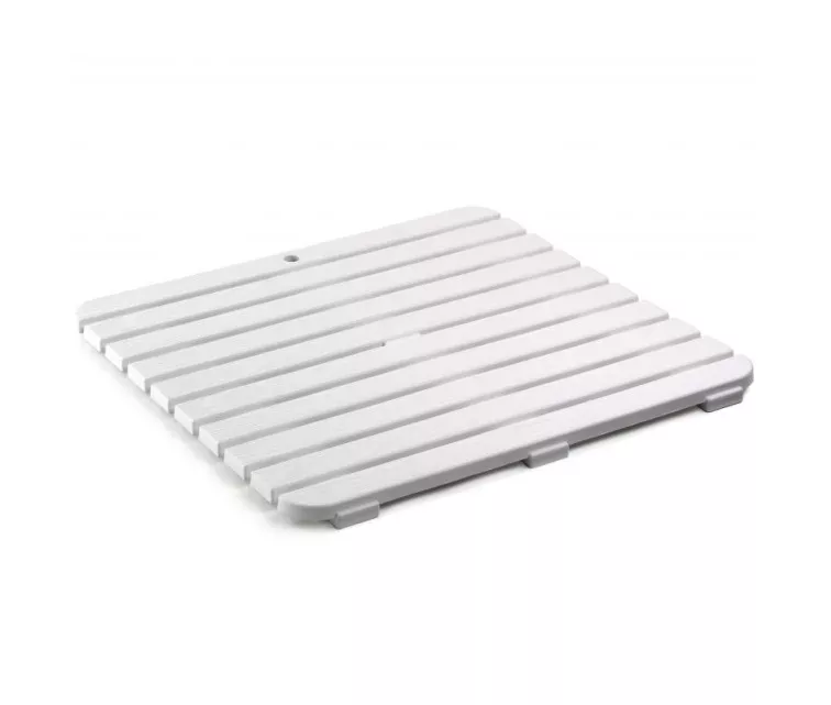 Paliktnis dušas telpai 55x55cm balts