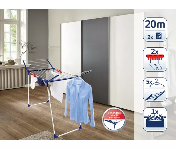 LEIFHEIT Veļas žāvētājs Pegasus 200 Solid Comfort
