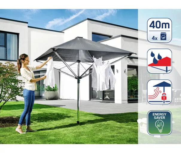 LEIFHEIT Pöörlev pesukuivatusrest LinoProtect 400
