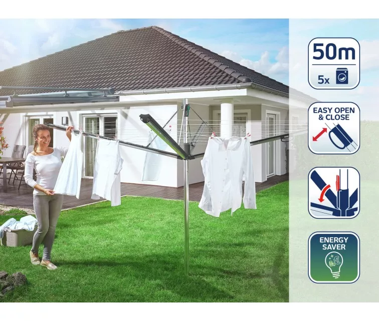 LEIFHEIT veļas žāvētājs rotējošs Linomatic 500 Plus