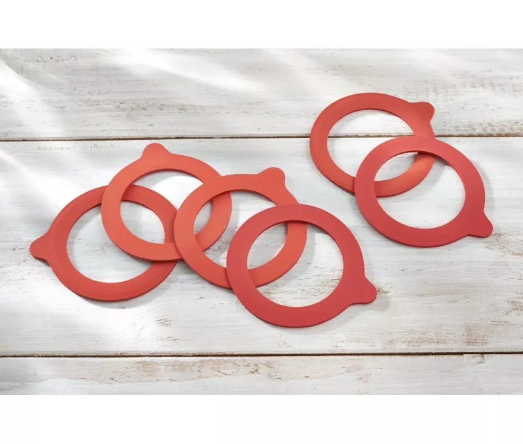 LEIFHEIT Rezerves gumijas riņķi 6gab. 68x94mm hermētiskajām burciņām 1140ml