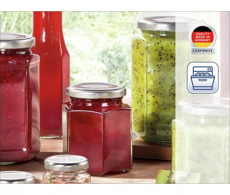 Kuusnurkne klaaspurk LEIFHEIT, 770 ml