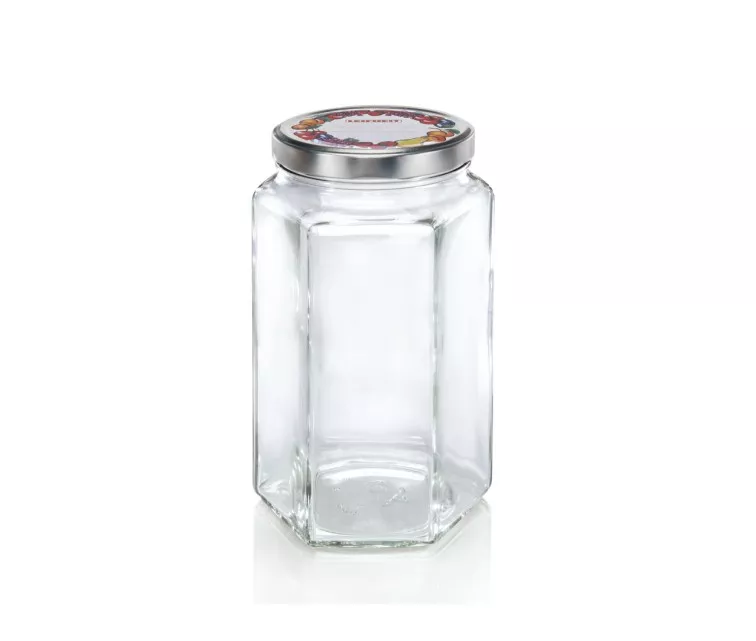 LEIFHEIT Шестиугольная стеклянная  банка, 1700мл